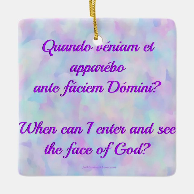 Latim Quando Posso Inserir O Ornamento (Frente)