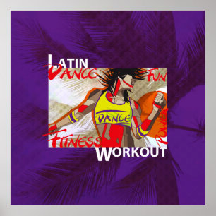 LATIN DANCE WORKOUT - Poster