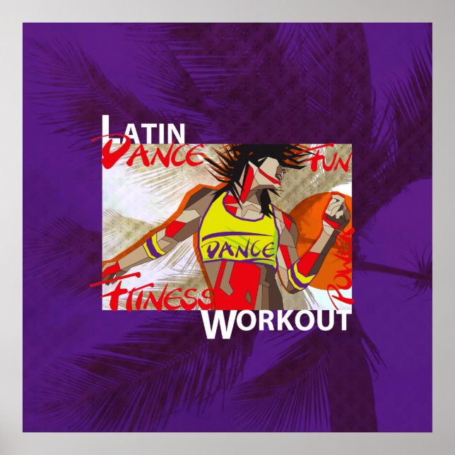 LATIN DANCE WORKOUT - Poster (Frente)