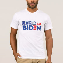 Latinos Para A Camiseta Biden