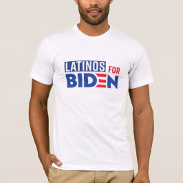 Latinos Para A Camiseta Biden