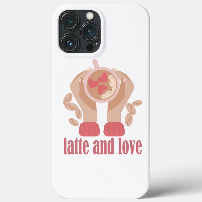 Latite e xícara de amor, mãos e café (Verso)