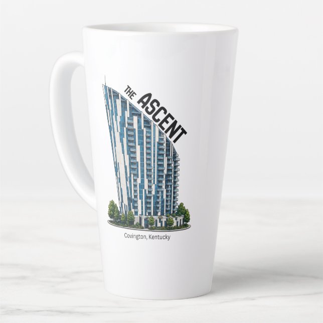 Latte A Caneca de Café The Ascent em Covington Kentucky (Ângulo esquerdo)
