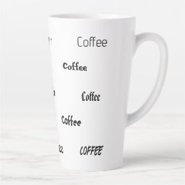 Latte Caneca de Café