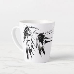 Latte caneca de café Águia de 12 oz