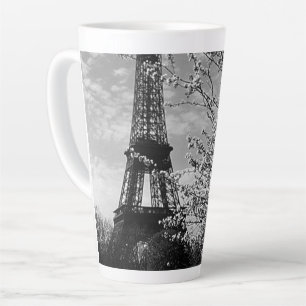 Latte Caneca de Café com a Torre Eiffel Vintage França P