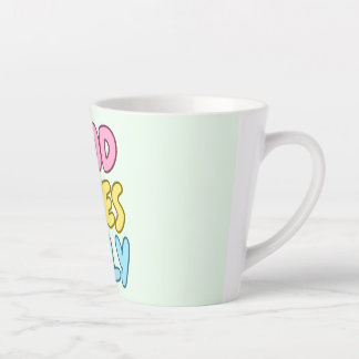 Latte Caneca de Café com Boa Vibração