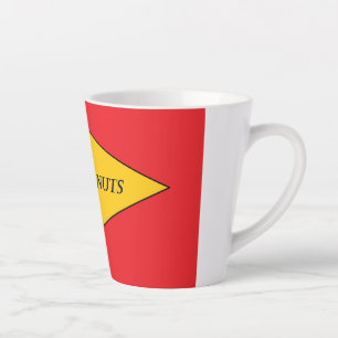 Latte Caneca de Café com Donuts