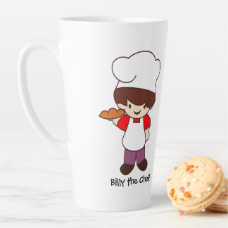 Latte Caneca de Café com Estampa do Chef Masterchef