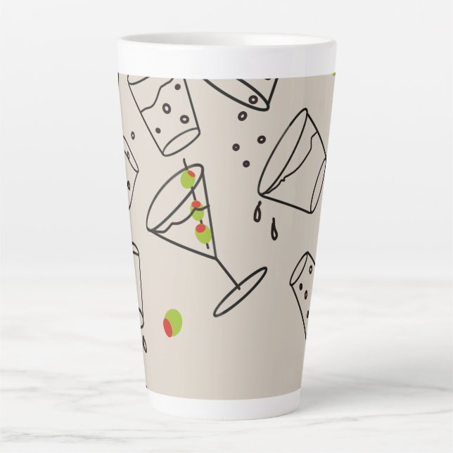 Latte Caneca de Café com Leite (Frente)