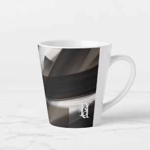 Latte Caneca de Café com Leite Abstrato Casa Sussurro Su