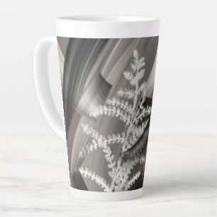 Latte Caneca de Café com Leite Abstrato Casa Sussurro Su
