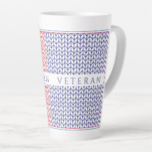 Latte Caneca de Café com Leite Alta "VETERANO AMERICANO"