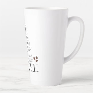 Latte Caneca de Café com Leite Branco Grande 17 oz But F