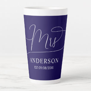 Latte Caneca de café com leite clássica personalizada az