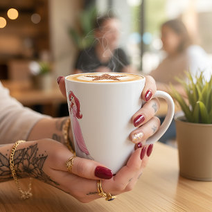Latte Caneca de Café com Leite da Ariel