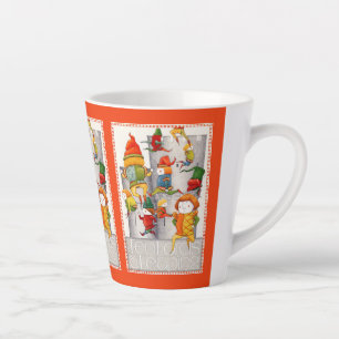 Latte CANECA DE CAFÉ COM LEITE DEZ LORDS SALTANDO - Verm