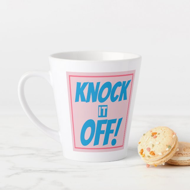 Latte Caneca de Café com Leite KNOCK IT OFF (In Situ)