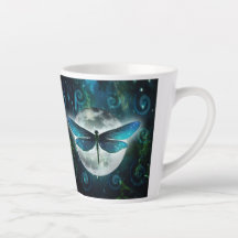 Caneca de Café com Leite Sonhos de Libélula