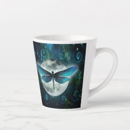 Latte Caneca de Café com Leite Sonhos de Libélula