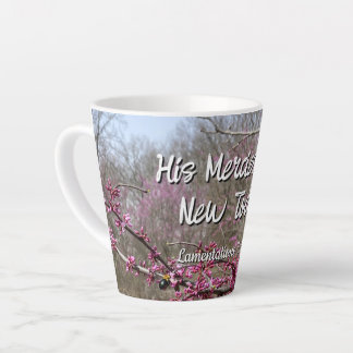 Latte Caneca de Café com Leite Suas Misericórdias são No
