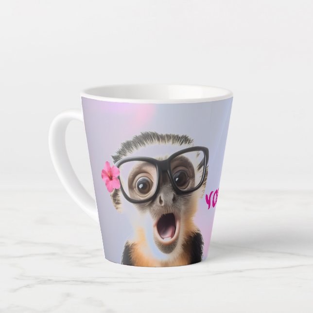 Latte Caneca de Café com Leite “Você Não Fez” (Ângulo esquerdo)
