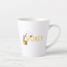Latte Caneca de Café com Mel