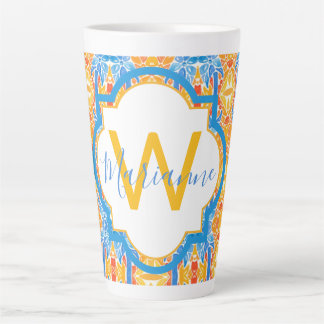 Latte Caneca de Café com Mosaico Marianne