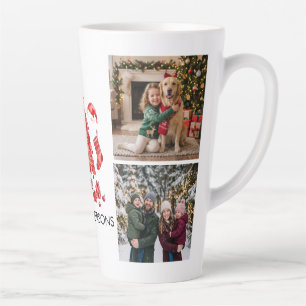 Latte Caneca de Café com Múltiplas Fotos da Família Feli