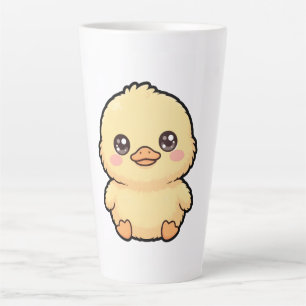 Latte Caneca de Café com Patinho Fofo