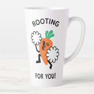 Latte Caneca de Café com Raiz para Você – Caneca Alegre