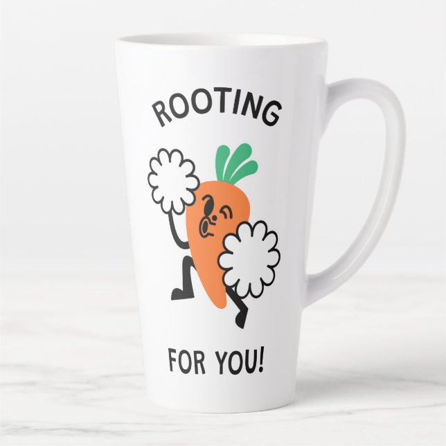 Latte Caneca de Café com Raiz para Você – Caneca Alegre  (Direita)