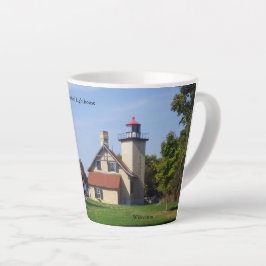 Latte Caneca de café com tema do Farol Eagle Bluff