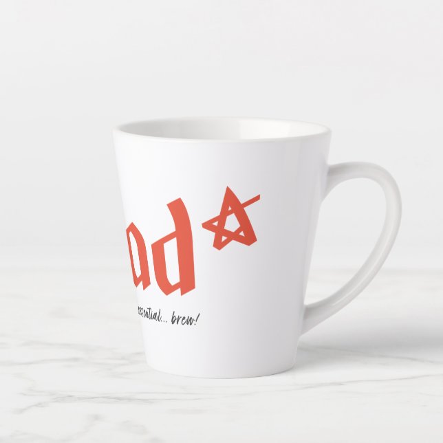 Latte Caneca de café da manhã essencial (Direita)