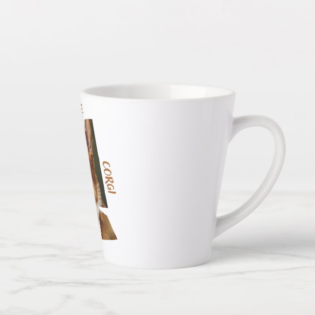 Latte Caneca de Café de Amor Amante de Cachorro 355ml Pe (Direita)