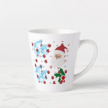 Caneca de café de Natal festiva com vibrações de f