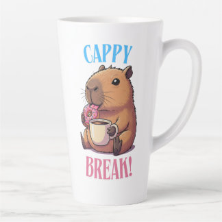 Latte Caneca de Café do Capivara Fofo | Anima Fofa