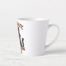 Latte Caneca de Café do Gato Mal-Humorado Engraçado