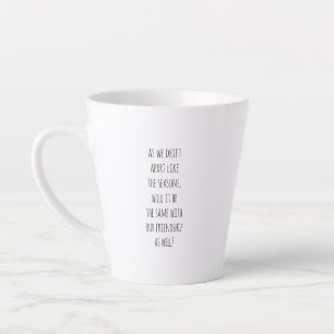 Latte Caneca de Café Drift Apart