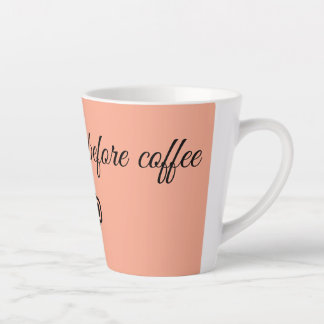 Latte Caneca de café engraçada ☕