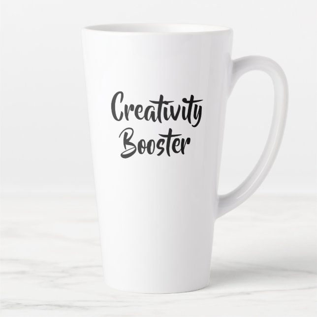 Latte Caneca de Café Engraçada para Aumentar a Criativid (Direita)