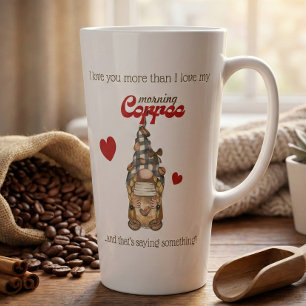Latte Caneca de Café Engraçada – Presente de Gnome de Ca