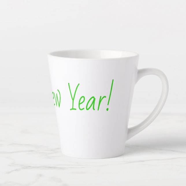 Latte Caneca de Café Feliz Ano Novo (Direita)