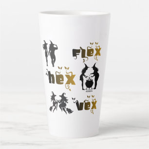 Latte Caneca de Café Flexing Hexing e Vexing