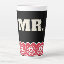 Latte Caneca de café grande