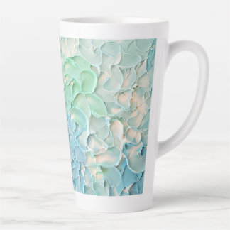 Latte caneca de café paraíso tropical