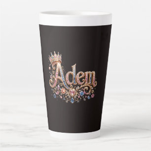 Latte Caneca de Café Personalizada Adam Crown
