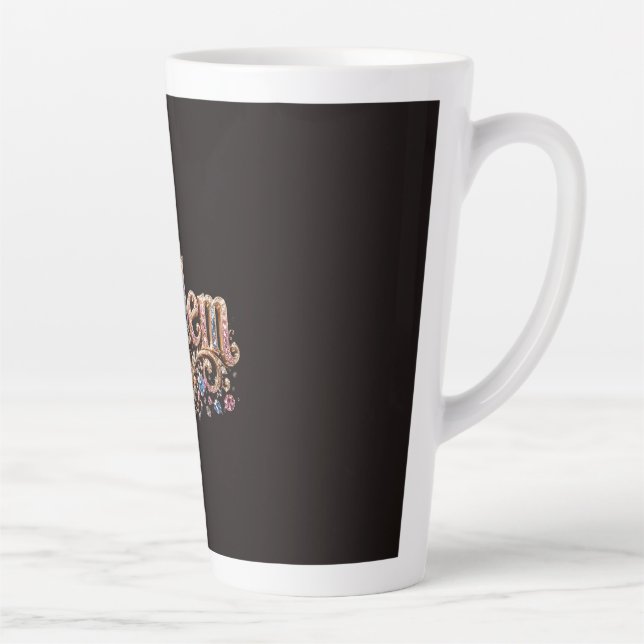 Latte Caneca de Café Personalizada Adam Crown (Direita)