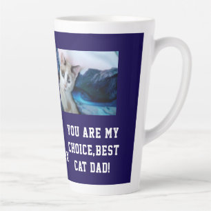 Latte Caneca de Café Personalizada com Foto de Gato da M
