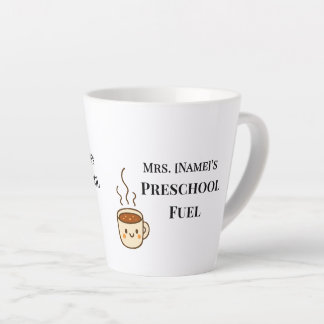 Latte Caneca de Café Personalizada Minimalista para Prof